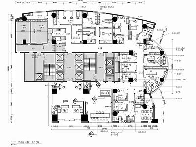 600㎡私人医院CAD施工图 施工图