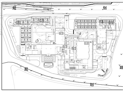 现代度假村景观 施工图