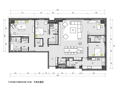 250㎡大平层家装 施工图