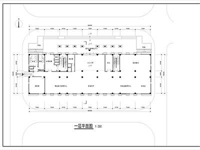 学校图书行政楼平立剖面 施工图