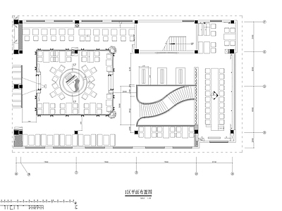 西餐厅大堂 施工图