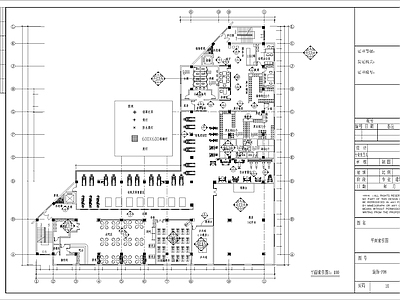 健身馆平面图 施工图