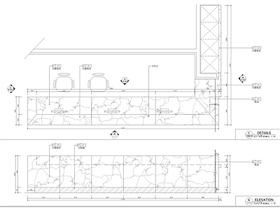 前厅接待台大样 施工图 建筑通用节点