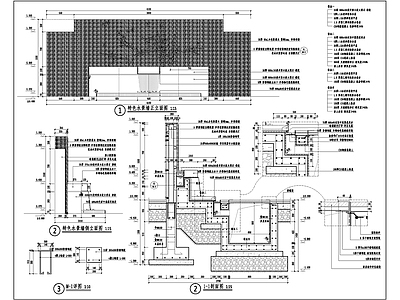 欧式风格别墅庭院 施工图