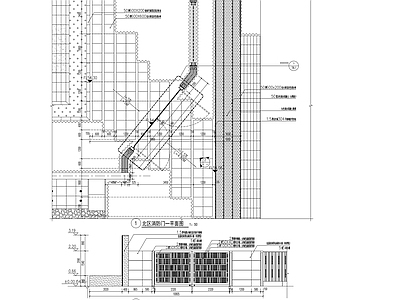 常闭消防门施工详图 施工图 通用节点