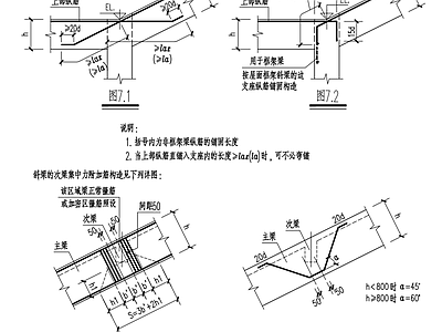 坡屋面平法大样详图 施工图 建筑通用节点