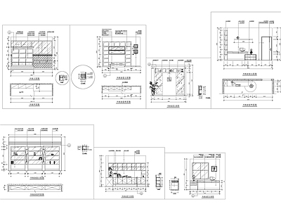 现代简约101套各类柜子施工图