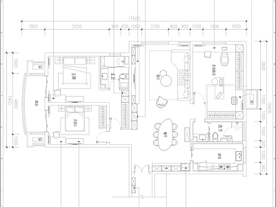 105平现代家装空间  施工图 效果图  平层