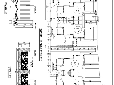 庭院围墙 施工图