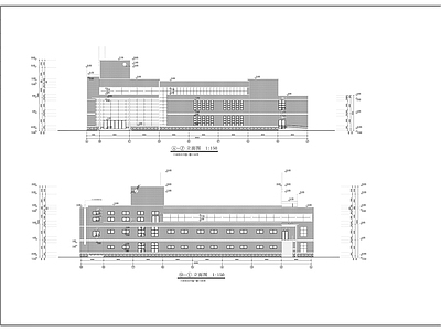 学校食堂施工图 施工图 食堂建筑