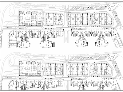 钦州白石湖风情商业街全套 施工图