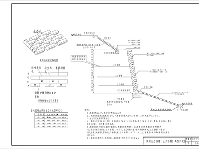 24种生态挡墙CAD图纸 施工图