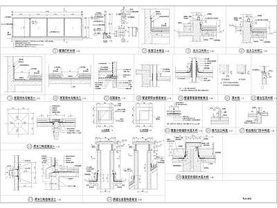 全建筑节点大样图 施工图 建筑通用节点