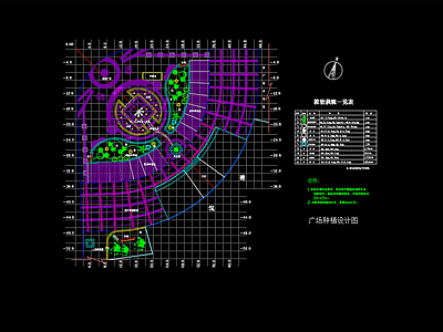 广场种植 施工图