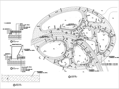 花海景观节点细部做法 施工图