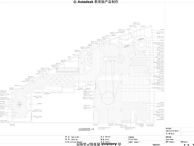 法式庭院景观 施工图 效果图