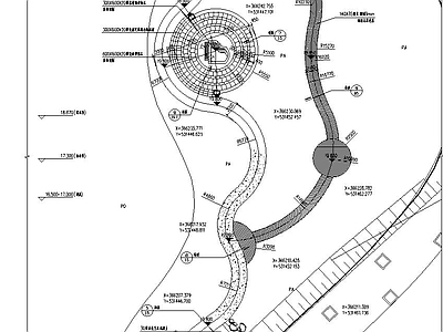 平台广场景观 施工图