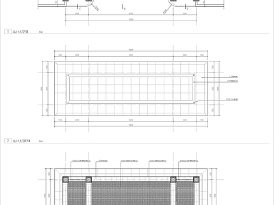 入口大门详图 施工图 通用节点