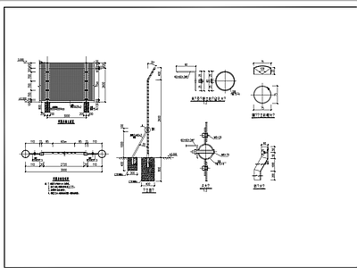 景观围网做法图 施工图