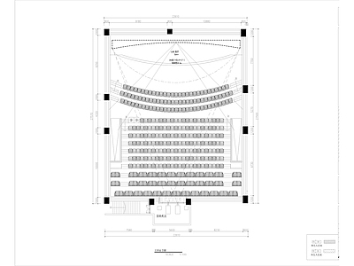 现代电影院室内装修CAD 施工图