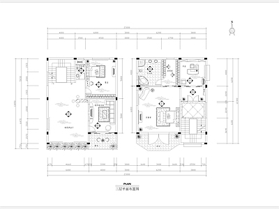 海景花园别墅装修图 施工图