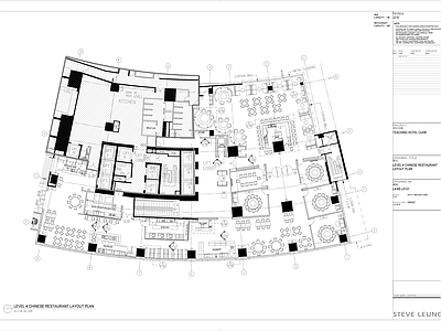 香港中文大学茶餐厅 施工图