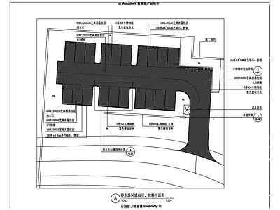 现代简约停车场 施工图 户外