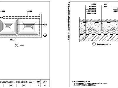 地暖CAD施工节点 施工图