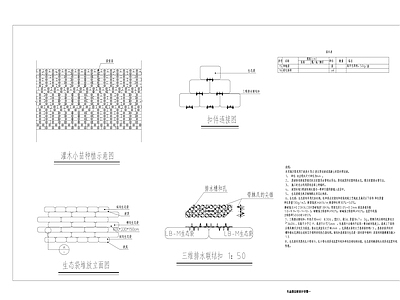 各类生态袋边坡绿化做法 施工图