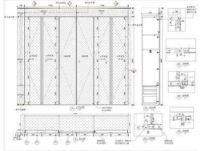 柜体深化节点图纸 施工图