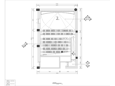 影厅平面 施工图