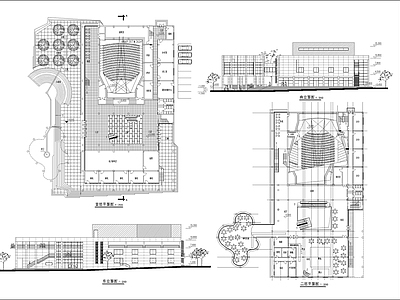 电影院平立面图 施工图