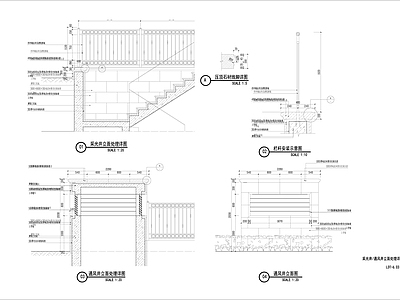 采光井通风井详图 施工图 建筑通用节点