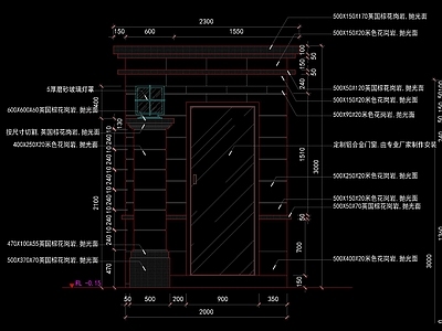 欧式门卫房合集 施工图 景观小品