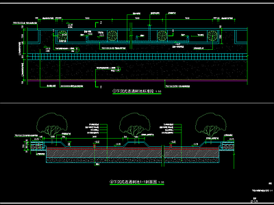 生态树池树池篦子大样图 施工图