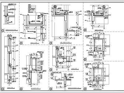 建筑构造大样图 施工图 建筑通用节点