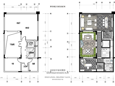 415㎡别墅样板房室内 施工图