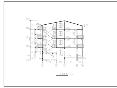 新农村自建别墅 施工图 自建房