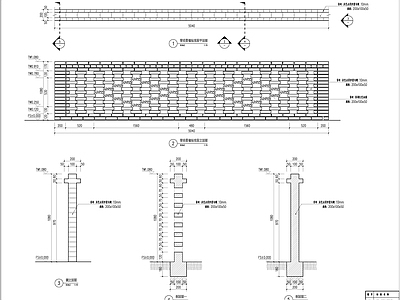 青砖景墙 施工图