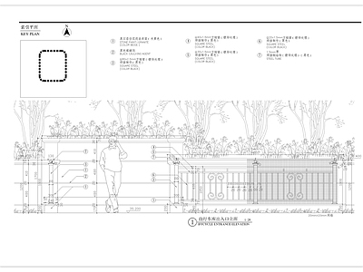 自行车库出入口细部详图 施工图 建筑通用节点