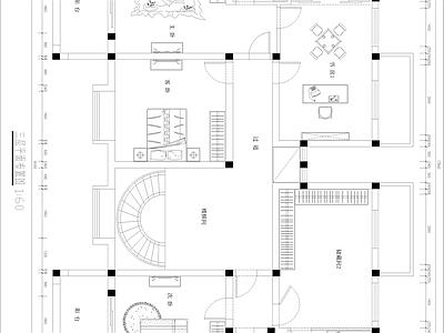 余新镇新贤园社区双联别墅室内 施工图