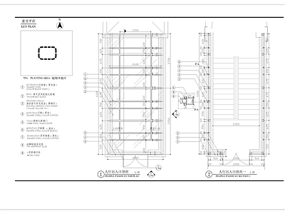 人行出入口细部 施工图 建筑通用节点