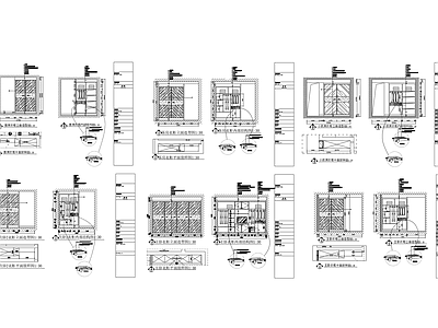几十套衣柜 施工图