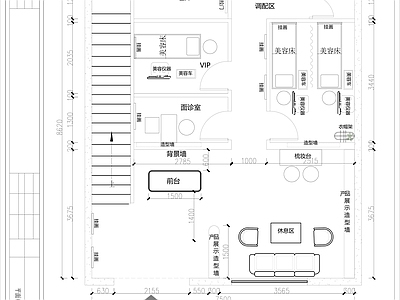 美容院 施工图