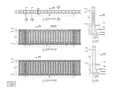 新农村菜地透水砖景墙围栏 施工图