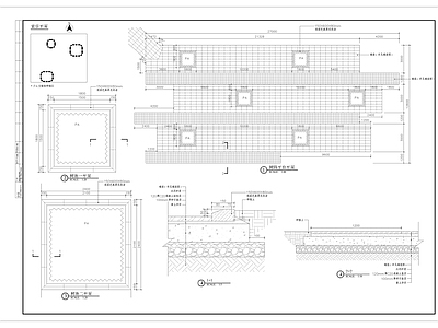 树阵广场细部 施工图