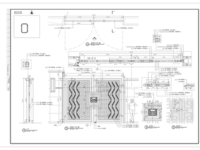 特色艺术消防门细部 施工图 通用节点