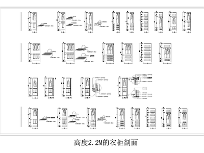 25款衣柜 图库