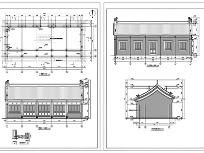 古街建筑 施工图