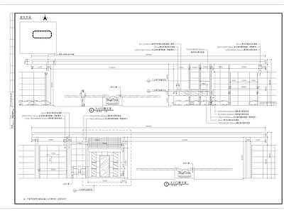 居住区入口细部 施工图 建筑通用节点